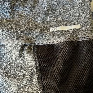 Cute black leggings with see through spots on the legs